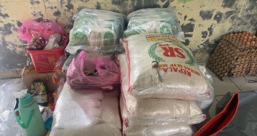 Stok Logistik Dinsos Kabupaten Serang menyusut (Bantentv.com/ Riki)
