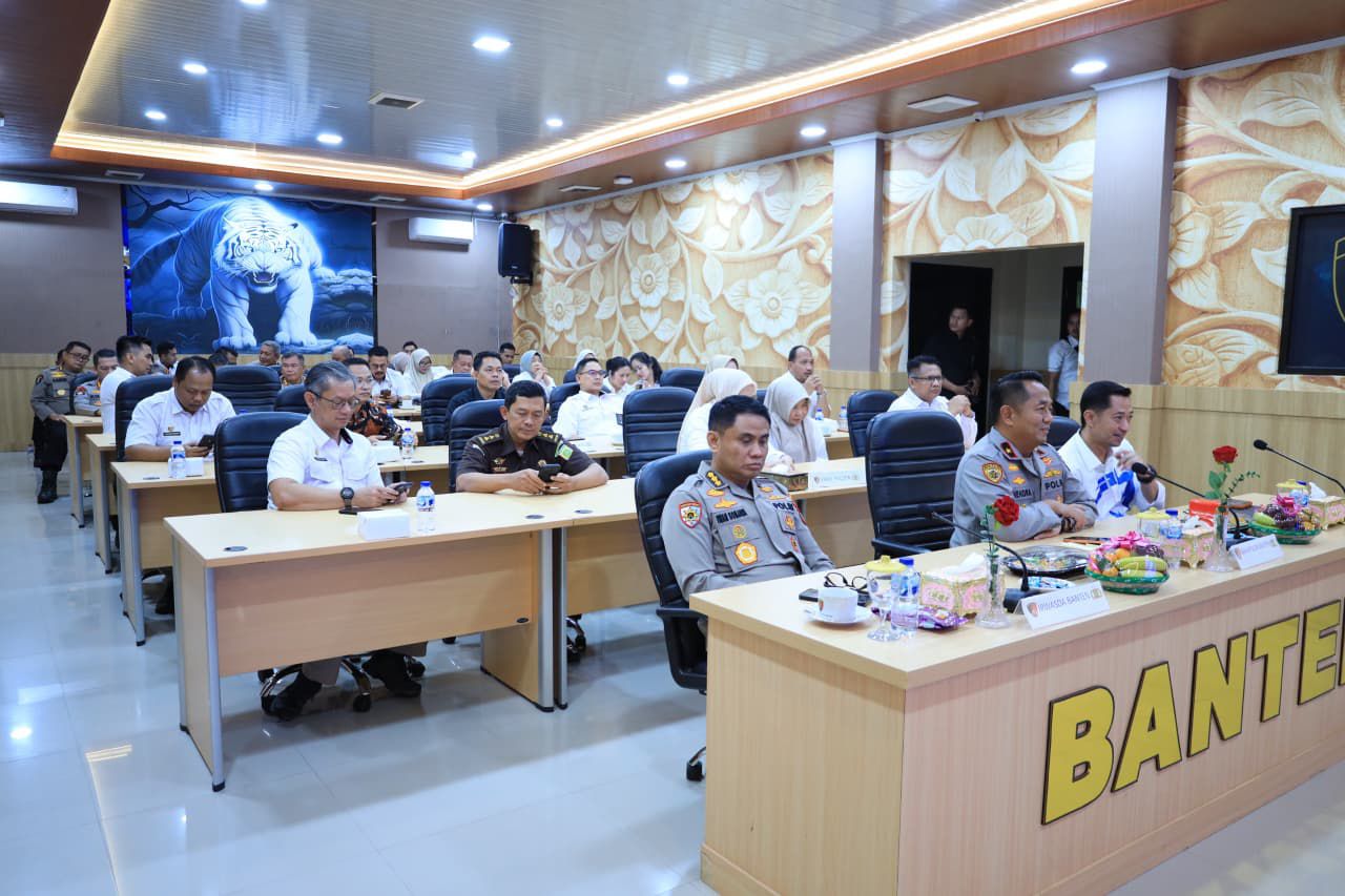 Polda Banten berpartisipasi dalam Zoom Meeting launching pembentukan 11 Ditres PPA dan PPO di tingkat Polda, serta 22 Satres PPA dan PPO Polres di seluruh Indonesia (Bantentv.com/ Imron)