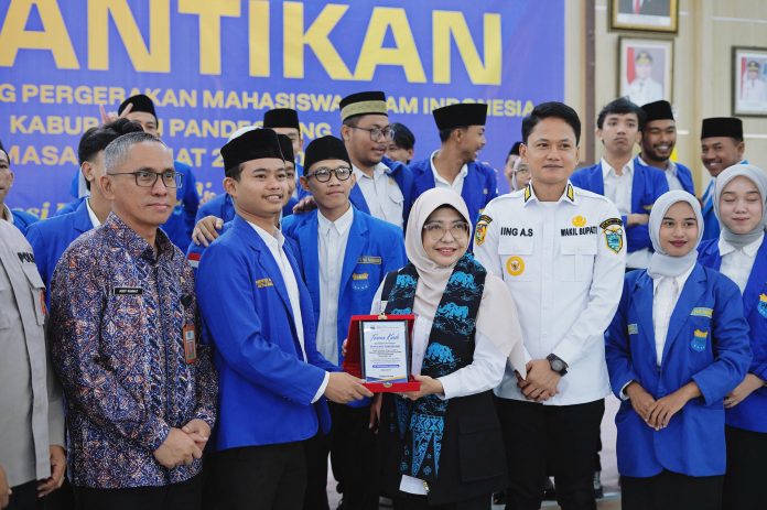 Pelantikan Pengurus Cabang (PC) Pergerakan Mahasiswa Islam Indonesia (PMII) Kabupaten Pandeglang masa khidmat 2026 – 2027 (Bantentv.com/ Rangga)