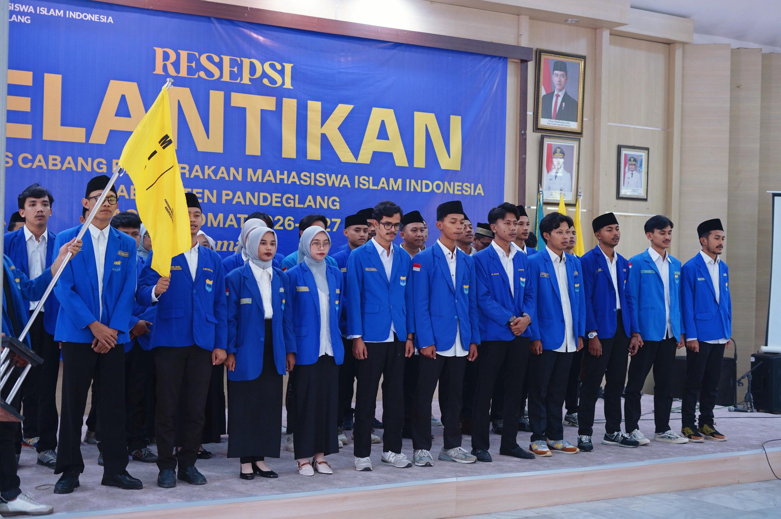 Pelantikan Pengurus Cabang (PC) Pergerakan Mahasiswa Islam Indonesia (PMII) Kabupaten Pandeglang masa khidmat 2026 – 2027 (Bantentv.com/ Rangga)