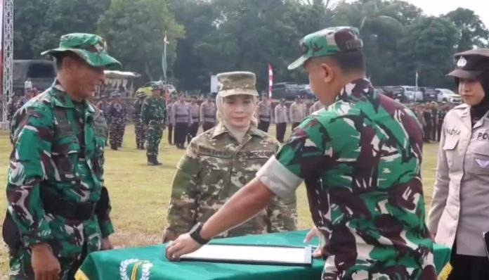 Bupati Serang Pimpin Pembukaan TMMD ke-127