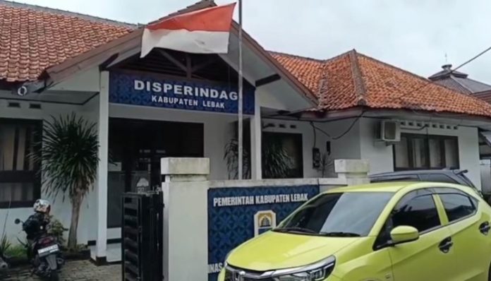 Dinas Prindustrian dan Perdaganan ( Disprindag) Kabupaten Lebak (Foto: Bantentv.com)