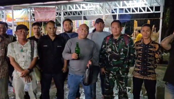 Disparpora Kota Serang dan Satgas Tertibkan Pengunjung Bawa Miras di Kawasan Stadion