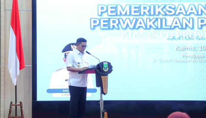 BPK Periksa LKPD 2025, Andra Soni Instruksikan OPD Siap Diaudit.
