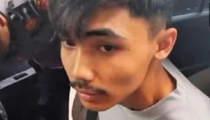 HM, pengemudi mobil Calya hitam yang viral karena melawan arah dan menabrak sejumlah kendaraan di Jalan Gunung Sahari, Jakarta Pusat, Rabu, 25 Februari 2026. (Foto/wartakota)