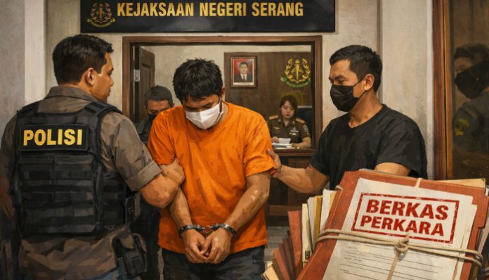 Ilustrasi penangkapan pelaku (Foto AI)