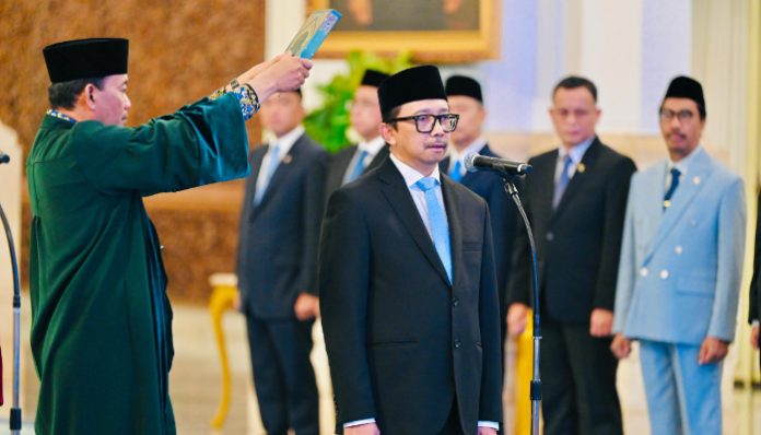 Di Hadapan Prabowo, Juda Agung Ucap Sumpah Jabatan Wamenkeu (Foto: Dok. Setneg)
