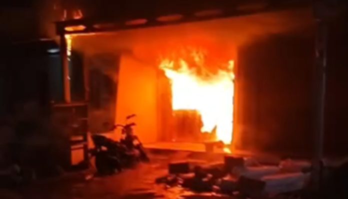 Kebakaran Ruko Kelontong di Cikande