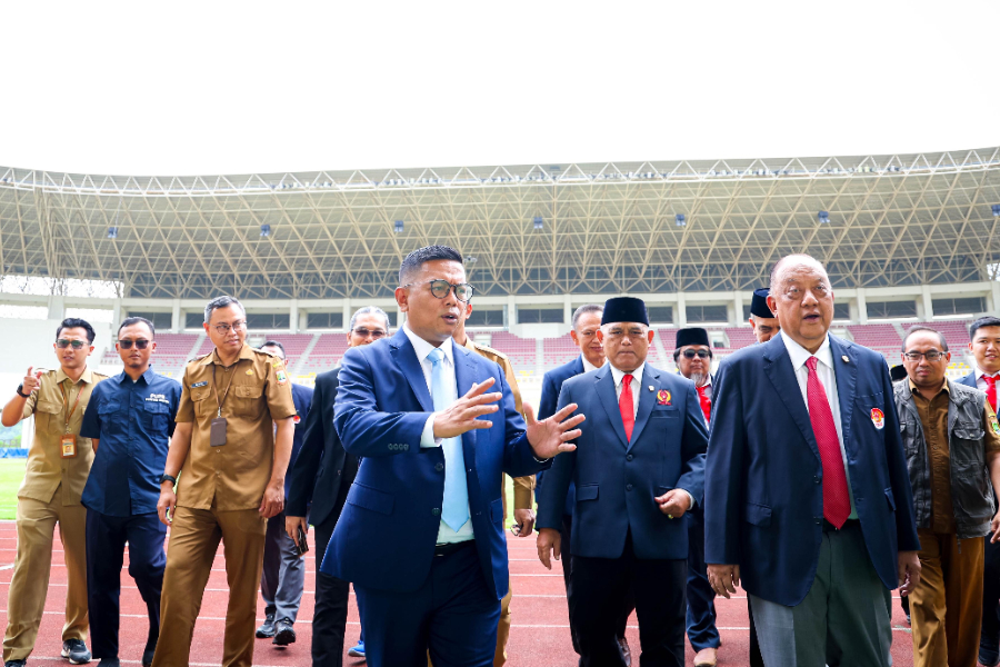 Ketum KONI Marciano Norman Apresiasi Kesiapan Stadion Internasional Banten