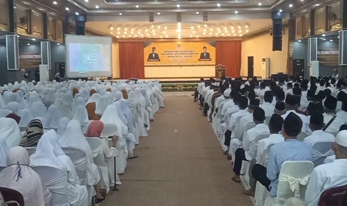 749 calon jemaah haji Lebak mengikuti manasik haji tingkat kabupaten (Bantentv.com/ Nano)