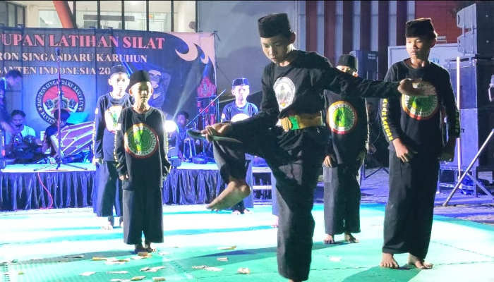 Peguron PSKBI Gelar Tradisi Penutupan Latihan Silat Sambut Ramadhan 1447 H