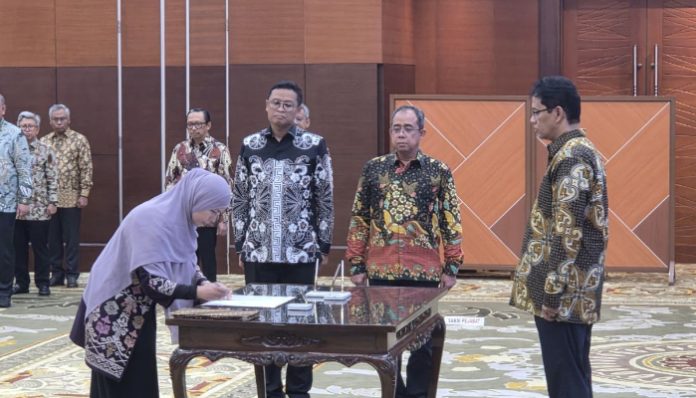 Pelantikan pejabat Direktorat Jenderal Pajak (DJP) dan Direktorat Jenderal Anggaran (DJA)