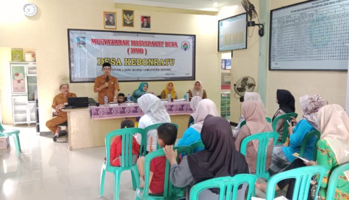 Pemdes Kebonratu gelar MMD bersama Puskesmas