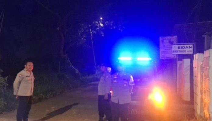 Polsek Cikande Gelar KRYD Blue Light Patrol