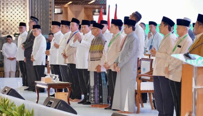 Presiden Prabowo hadiri acara Dzikir Bersama di Masjid Istiqlal, Jakarta, Sabtu (7/2/2026). (Foto: Dok. ATR/BPN)