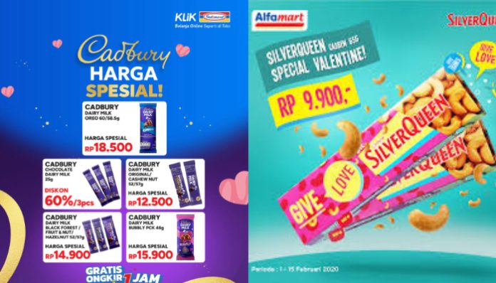 Promo Cokelat Valentine di Minimarket, SilverQueen hingga Cadbury Turun Harga.