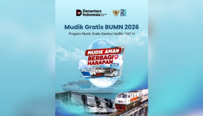 Program Mudik Gratis BUMN 2026 siap melayani lebih dari 100 ribu pemudik (Instagram/ bumn_id)