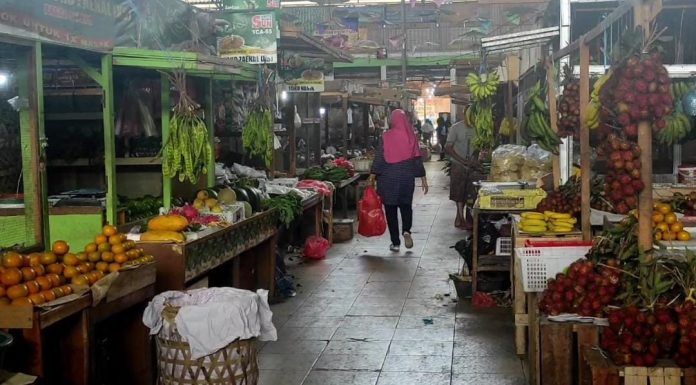 Suasana Pasar Blok F Cilegon (Bantentv.com/ Ali)