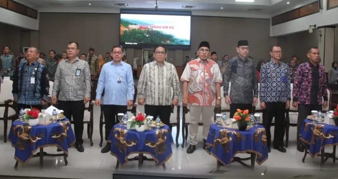 Wakil Bupati Lebak resmi membuka Workshop Evaluasi Pengelolaan Keuangan Desa 2026 (Bantentv.com/ Nano)