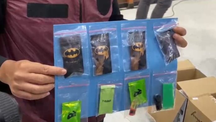 Polda Banten mengungkap peredaran vape mengandung etomidate (Bantentv.com/ Imron)