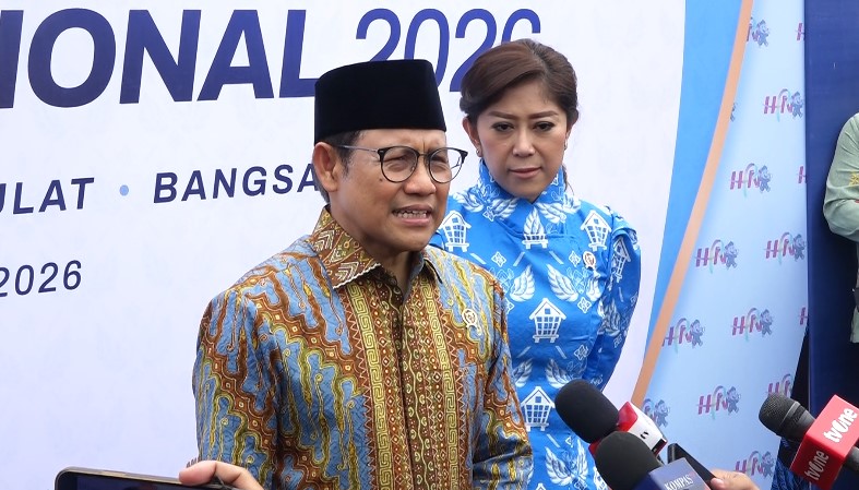 Menteri Koordinator Pemberdayaan Masyarakat Muhaimin Iskandar atau Cak Imin, hadir di HPN 2026 mewakili Presiden Republik Indonesia Prabowo Subianto (Bantentv.com)