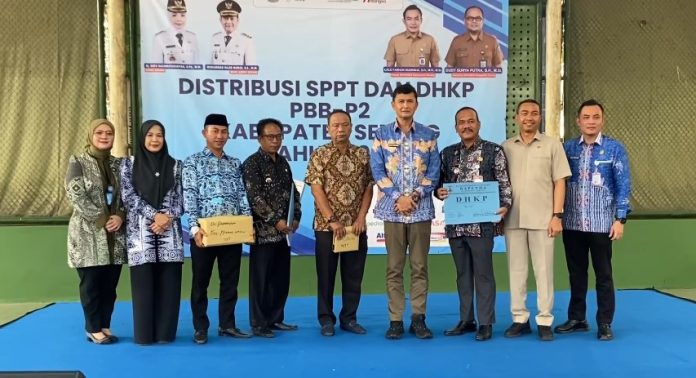 Bapenda Kabupaten Serang Distribusikan SPPT dan DHKP 2026 (Bantentv.com/ Riki)