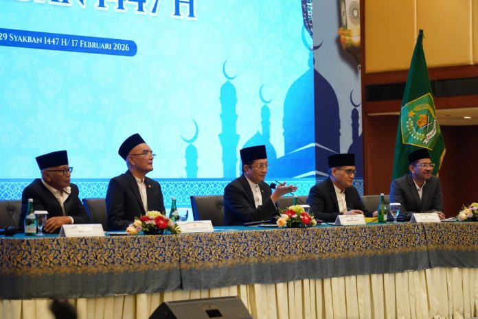 Sidang Isbat penetapan 1 Ramadan 1447 Hijriah pada 17 Februari 2026 (Foto: Dok. Kemenag)