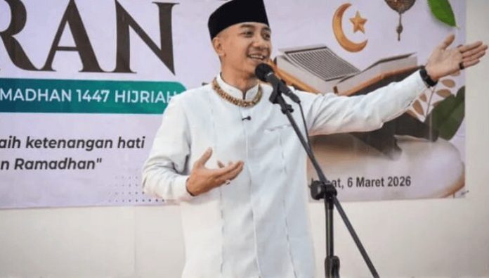 Bupati Lebak, Moch. Hasbi Asyidiki Jayabaya, bersama Wakil Bupati Lebak, Amir Hamzah, menghadiri peringatan Nuzulul Qur'an Tingkat Kabupaten Lebak 1447 H/2026 M.