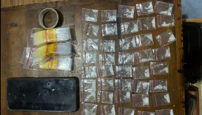 Barang bukti yang ditemukan Tim Opsnal Satresnarkoba Polres Serang