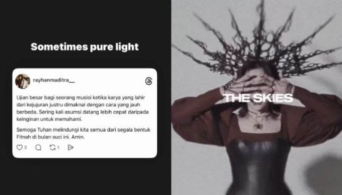 Respon suami Isyana Sarasvati terhadap isu satanik yang dikaitkan kepada istrinya (Foto: Instagram/ isyanasarasvati)