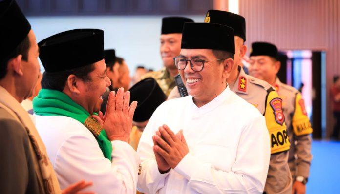 Gubernur Banten Andra Soni saat menghadiri Safari Ramadan di Polda Banten