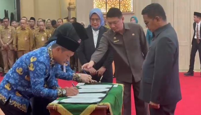 Gubernur Banten Lantik 132 Pejabat Eselon III dan IV