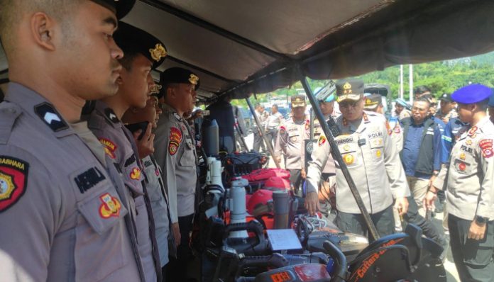 Kapolda Banten Irjen Pol Hengki melaksanakan pengecekan Pos Pengamanan di jalur mudik dan Pelabuhan.
