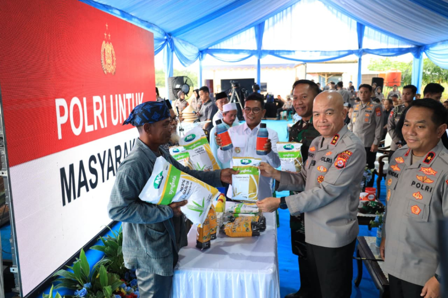 Sasaran Swasembada Pangan, Polda Banten Tanam Jagung di Lahan 119 Hektare