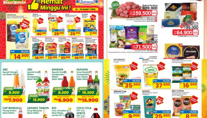 Katalog promo Indomaret, Alfamart dan Lotte Mart