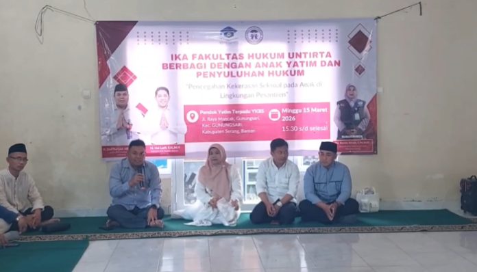 Komnas PA Bersama IKA FH Untirta Gelar Penyuluhan Hukum di Ponpes
