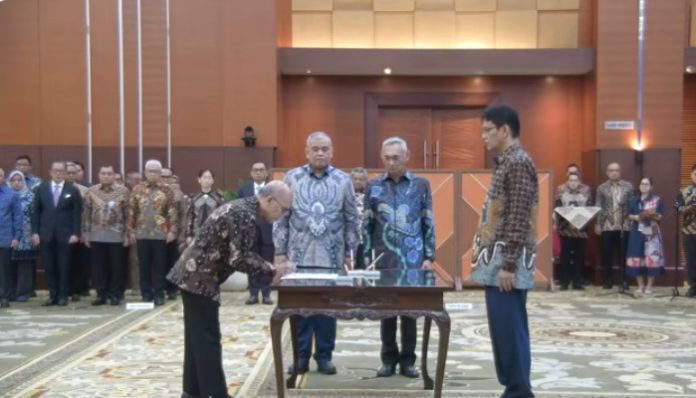 Menkeu Lantik Robert Leonard Marbun sebagai Sekjen Kementerian Keuangan