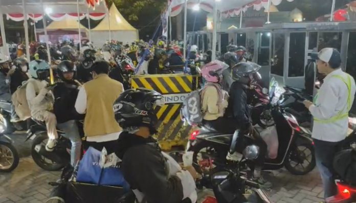 Suasana arus mudik di Pelabuhan Ciwandan yang tetap lancar dan kondusif