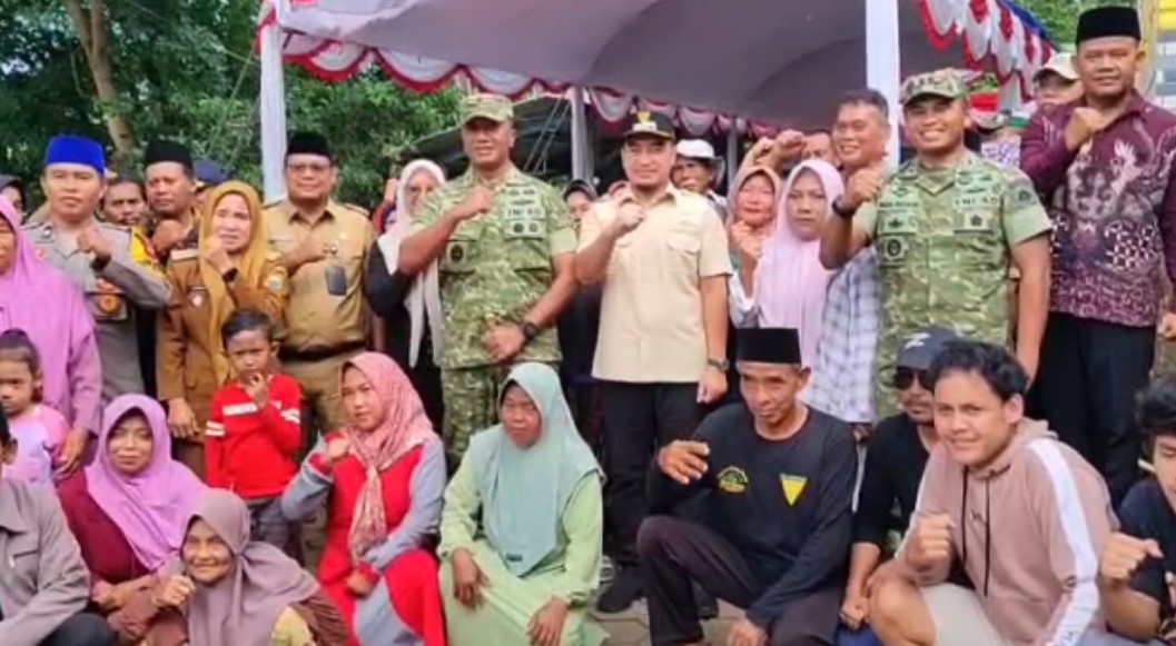 Tunjang Akses Air Bersih, TNI Bangun Sumur Bor di Suralaya