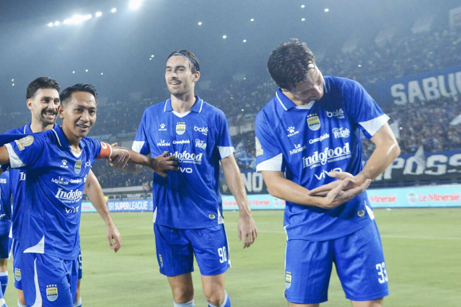 Persib Tak Terbendung di Kandang, 13 Laga GBLA Berakhir Kemenangan