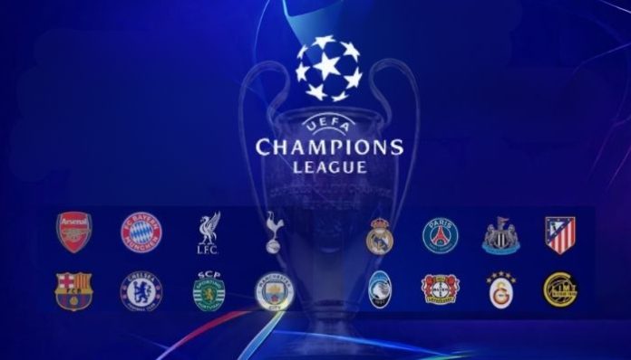ilustrasi klub peserta babak 16 besar Liga Champions 2025-2026