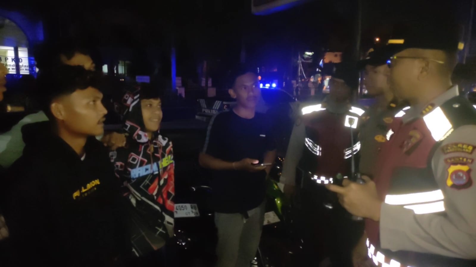 Jaga kekhusyuan Ramadhan, sejumlah petugas Polres Pandeglang gelar patroli rutin (Foto: Bantentv.com/ Rangga)