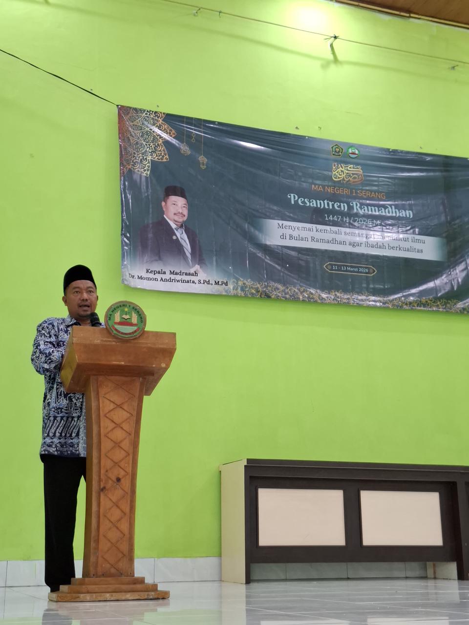 Suasana pesantren kilat di MAN 1 Serang (Foto: Bantentv.com/ Riki)