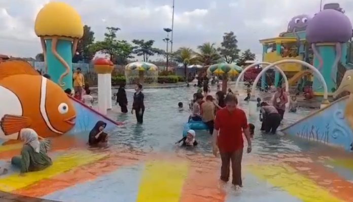 Eco Club Citra Maja Raya menjadi destinasi favorit di momen libur Lebaran (Foto: Bantentv.com/ Nano)