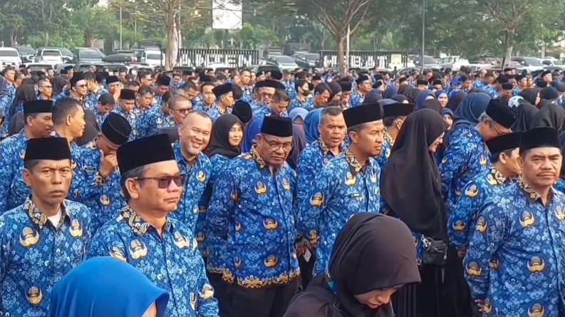 THR PPPK Paruh Waktu belum ada kejelasan (Foto: Bantentv.com/ Hendra)