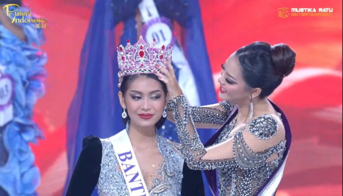 Agnes Rahajeng dari Banten dinobatkan sebagai Puteri Indonesia 2026 pada malam grand final
