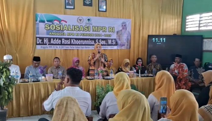 Anggota Komisi X DPR RI dari Fraksi Golkar, Adde Rosi Khoerunnisa Soroti Banyak Siswa di Lebak Belum Dapat Bantuan