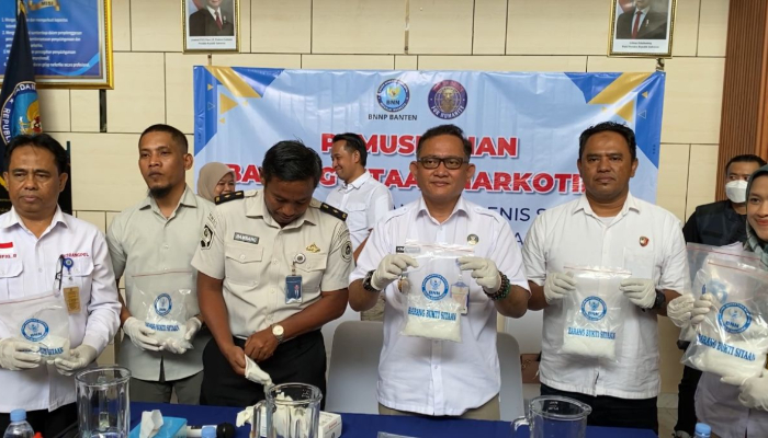 BNNP Banten Musnahkan Hampir 2 Kilogram Sabu, Jaringan Narkotika Lintas Daerah Terungkap