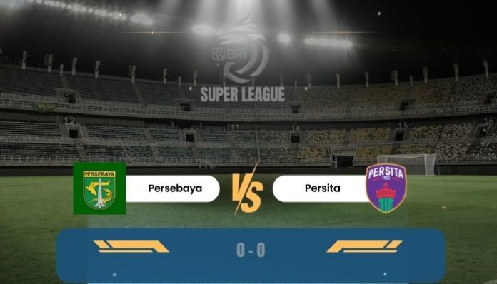 Babak pertama Persebaya vs Persita masih berakhir imbang tanpa gol