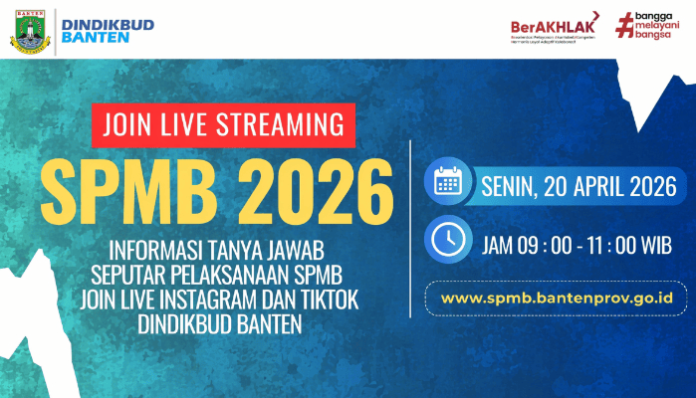 Dindikbud Banten Gelar Live Streaming Bahas SPMB 2026